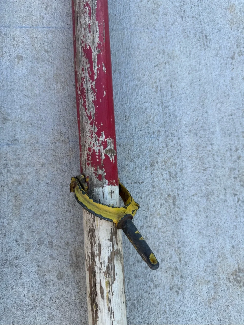 Vintage Wooden Boat Oars Original Paint And Metal Oar Locks Rare Find